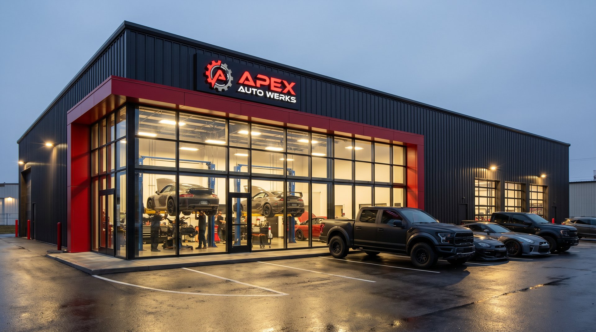 玩物社区汽车改装门店